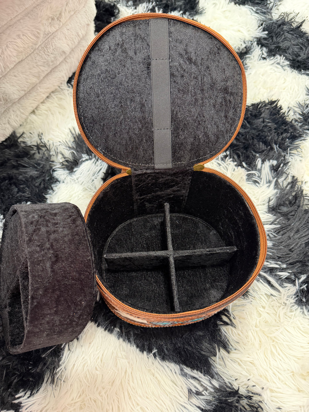 Medium genuine leather real cowhide jewelry