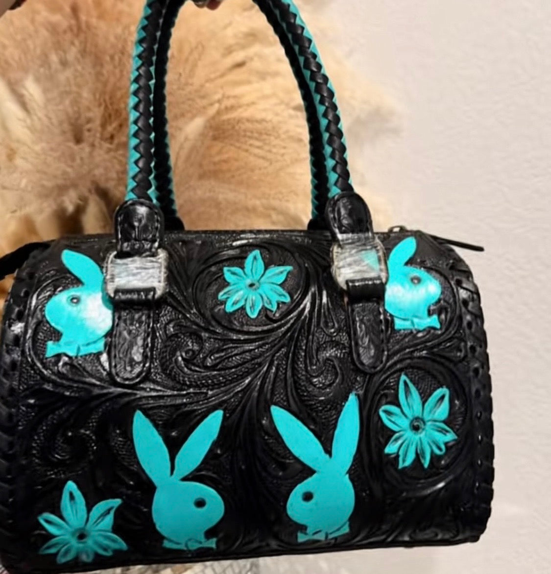 Y2K bunny small sized speedy with crossbody strap