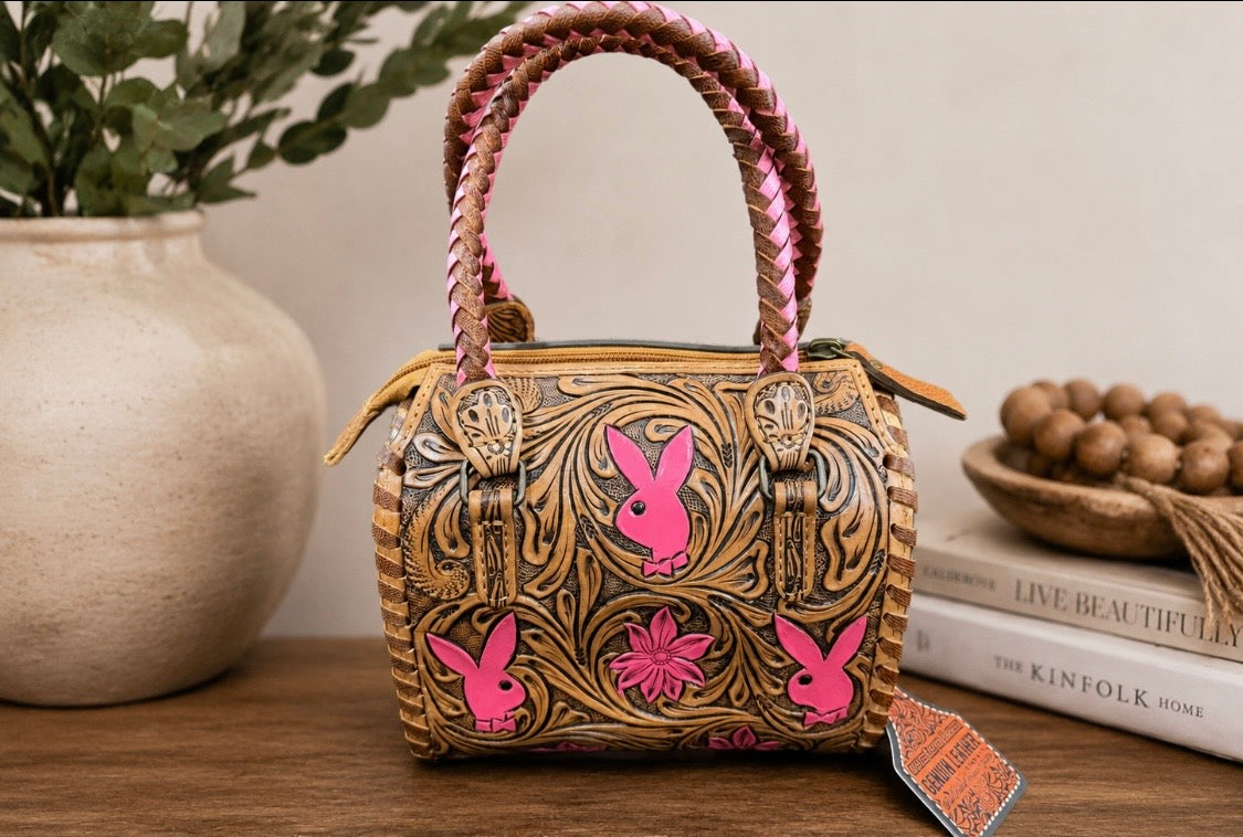 Y2K mini bunny speedy with crossbody strap
